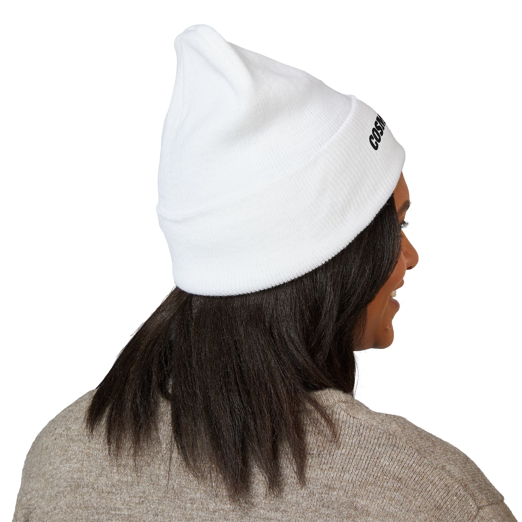 Cosmic Gemz Embroidered Cuffed Beanie