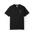Minimal White T-Shirt with Small Floral Chest Embroidery