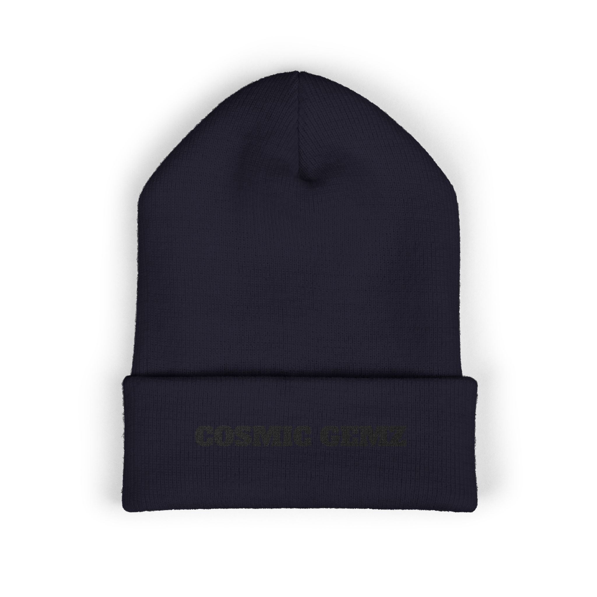 Cosmic Gemz Embroidered Cuffed Beanie