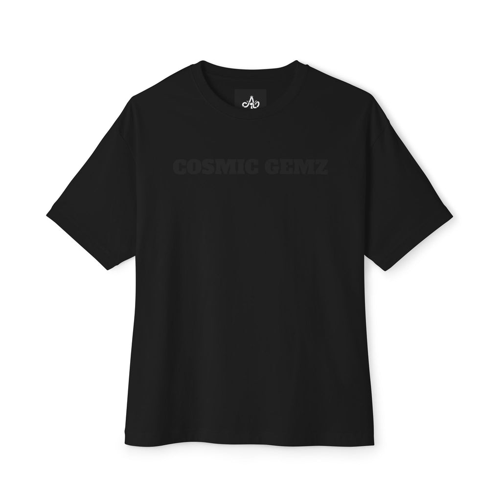 Cosmic Gemz Tee | subtle black graphic, back 'Beyond Infinity' text