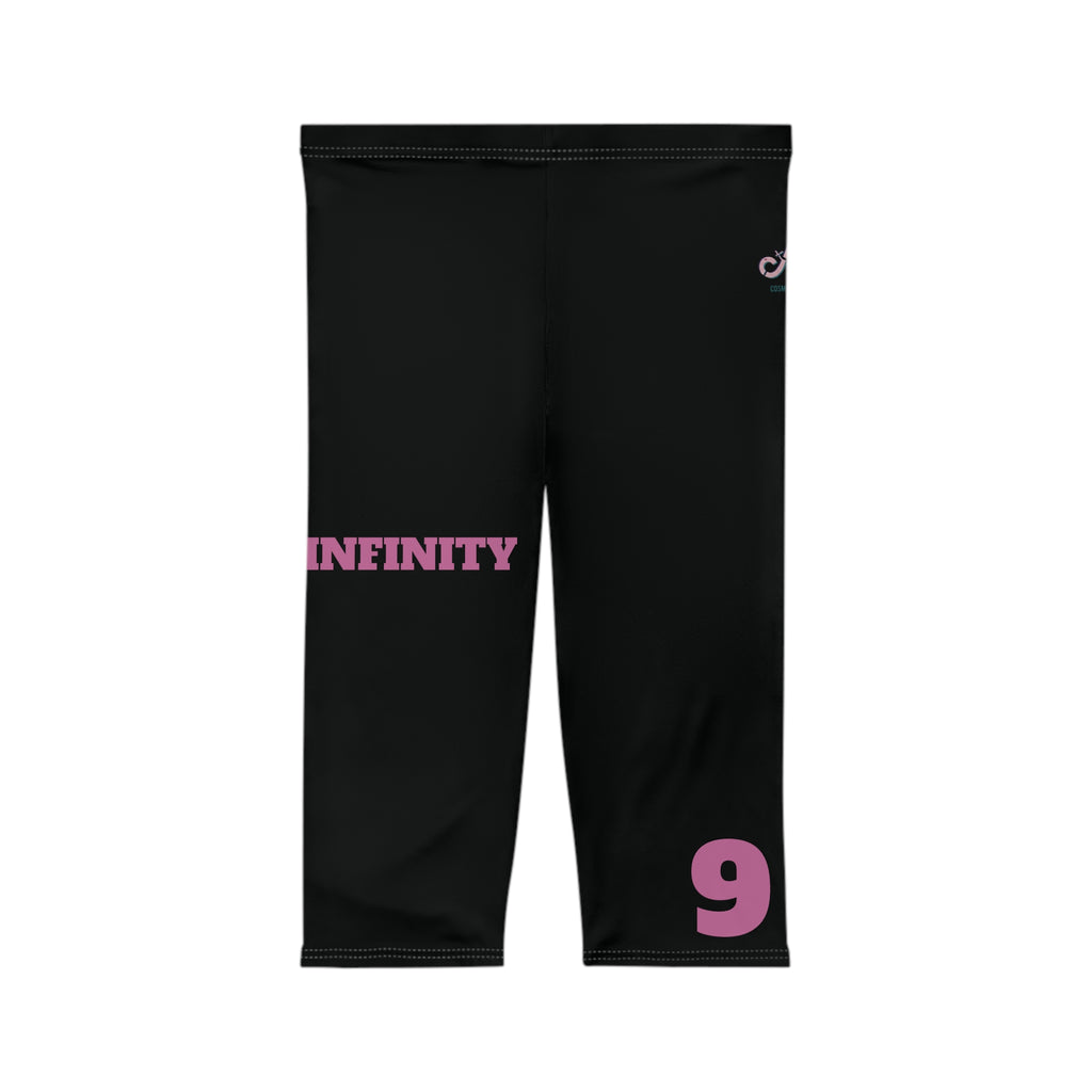 Capri Leggings — “BEYOND INFINITY 9” Athletic Capri for Women
